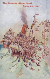 Vasárnapi gőzhajó Ventnorból, Wight-szigetről